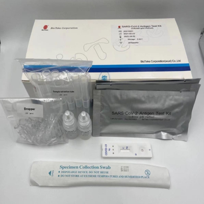 Kit d'anticorps à domicile pour test rapide d'antigène SARS-CoV-2 Test COVID-19 (or colloïdal)