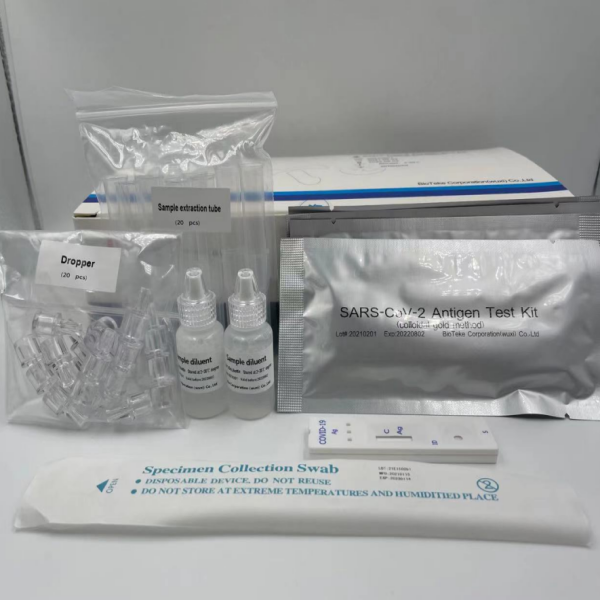 kit de diagnostic rapide covid 19 prélèvement d'échantillons test SARS-COV-2 Covid