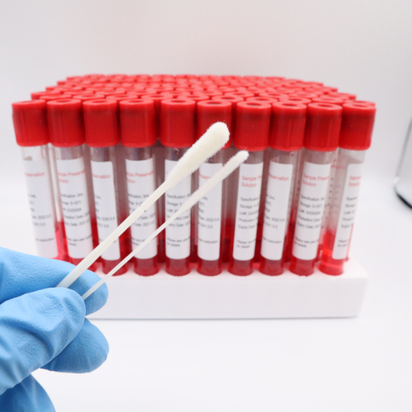 Sang en matériau PP pour les applications des sciences de la vie Tube de prélèvement de virus jetable